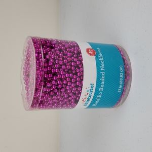 Way to Celebrate! Metallic Beaded Necklaces